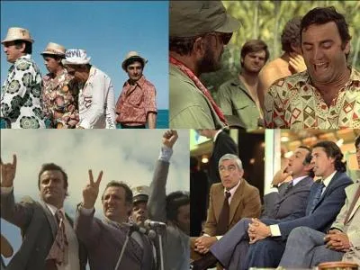 Ce film est une parodie sociale comique française. Il a été réalisé par Claude Lelouch.
Lino Ventura, Jacques Brel, Charles Denner font partie de distribution.
Une bande de braqueurs de banques se rendent compte que cela ne rapporte plus assez. Ils décident de trouver d'autres « sources » de revenus. Jean-Philippe Smet en sera la victime et en profitera ! 
Quel est ce film ?