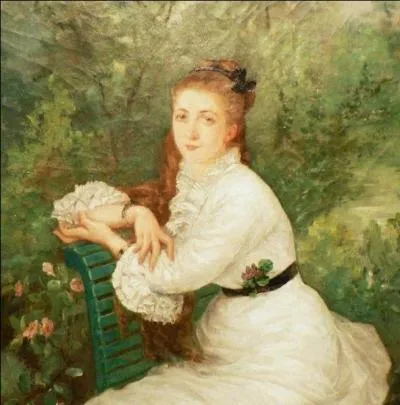 Quelle peintre a représenté sa soeur Louise dans la toile "Femme dans le jardin" ?