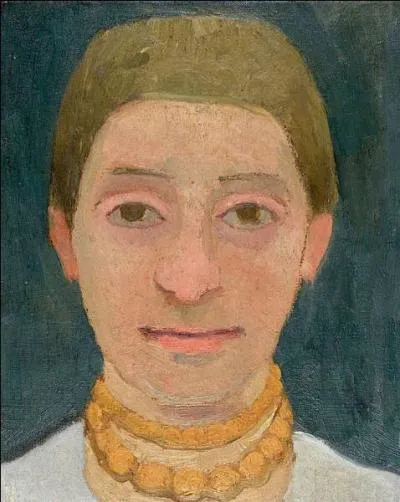 Quelle peintre a représenté sa soeur Herma avec un collier d'ambre ?
