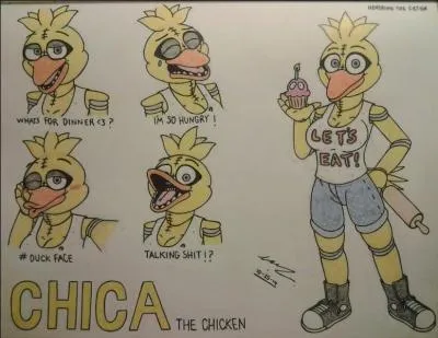 Comment s'appelle le cupcake de Chica ?