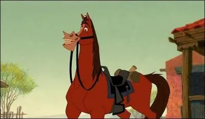 Dans "La ferme se rebelle", comment se nomme le cheval du shérif ?