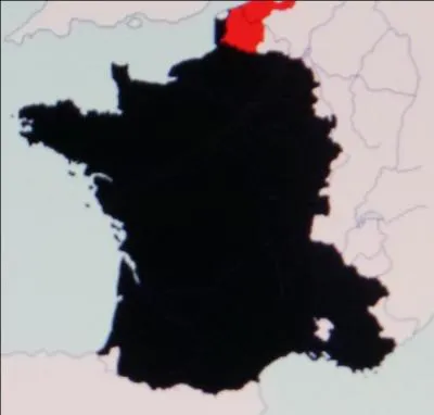 En 1526, la France perd les deux comtés en rouge au profit des Habsbourg d'Autriche. Il s'agit