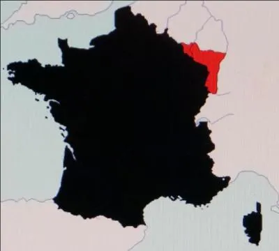 En 1871, au traité de Francfort, la France perd
