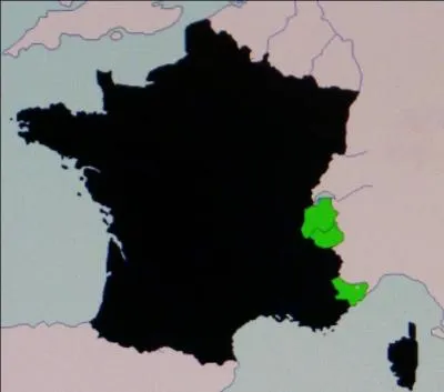 En 1860, en contrepartie de son aide dans l'unification italienne, la France obtient
