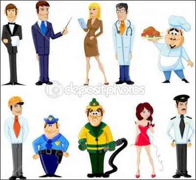 Qui suis-je ?

Je ne suis pas une fille.
J'ai les jambes serrées.
J'ai une cravate.
J'ai quelque chose sur la tête.
Je souris.
Je suis en bleu.

Je suis : 

I