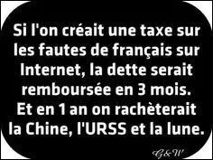 Quelle est la phrase correctement écrite parmi les suivantes ?