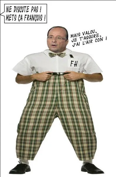 Quand une personne est mal habillée, on dit selon l'expression, qu'elle est "habillée comme l'as de..." :