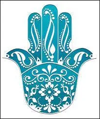 Pour les musulmans, la main de la fille du Prophète repousse le mauvais il, porte chance et protège des maladies, on l'appelle :