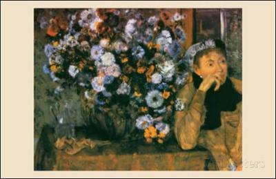 A quel peintre impressionniste doit-on "la femme aux chrysanthèmes" ?