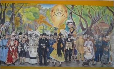 Cette fresque représente la fête des morts réalisée par :