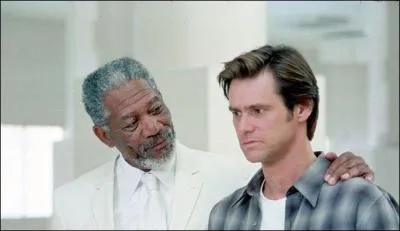 Dans quel film avec Jim Carrey, l'acteur de la question N°5 interprète-t-il Dieu ? ( La voix de Dieu est celle de Med Hondo, bien sûr).