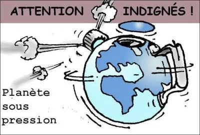 La Terre est surnommée : 'La planète bleue' .