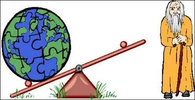 C'est Archimède qui a dit : 'Donnez-moi un point d'appui et un levier et je soulèverai la Terre. '