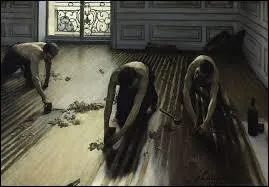 "Les Raboteurs de parquet" est un tableau de ...