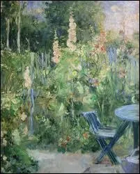 "Roses trémières" est un tableau de ...