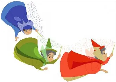 Ces trois fées sont les marraines d'une de ces princesses...