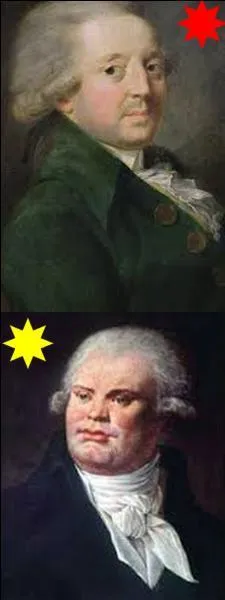 Si je vous dis"Georges Jacques Danton". Quelle est la bonne couleur ?