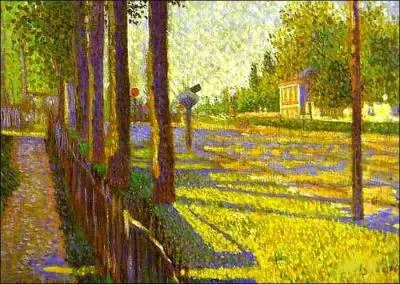 Qui a peint "La voie ferrée à Bois-Colombe" ?