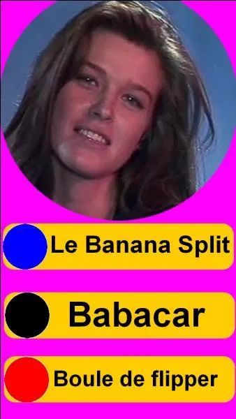 Sur quel bouton, allez-vous appuyer pour écouter Corynne Charby ?