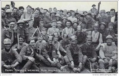 Quels soldats ont été surnommés "tommies" pendant la guerre de 1914-1918 ?