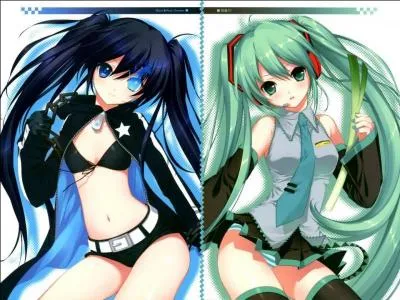 Comment s'appelle le personnage qui est à côté de Miku Hatsune ?