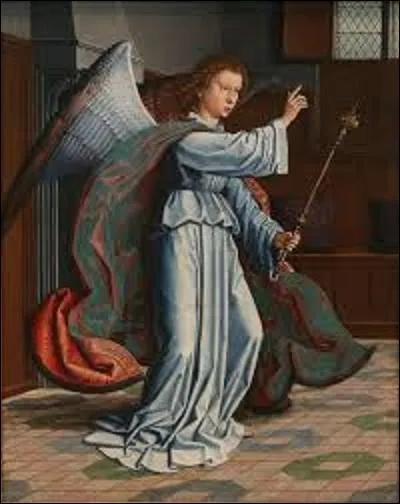 Archange, considéré comme le messager de Dieu dans la Bible et le Coran (même si, dans ces deux livres, je ne sois nommé qu'ange), je suis le saint patron des ambassadeurs, des diplomates, du personnel de radio et de télévision, des postiers, des transmetteurs et des transmissions militaires. Fêté le 29 septembre à la saint Michel, je me nomme :