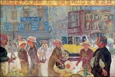 Quel est le nom de ce peintre de tendance nabi, qui crée cette toile en 1912 appelée "La Place Clichy" ?
