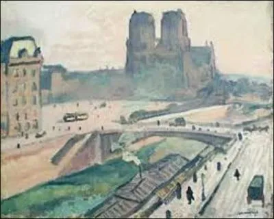 Quel peintre a peint en 1910 "Notre-Dame sous la neige" ?