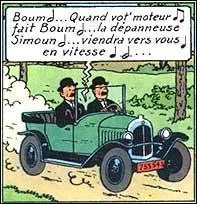 Qui est l'auteur de cette chanson, interpr&eacute;t&eacute;e par les Dupondts &agrave; bord de cette Citroen ?