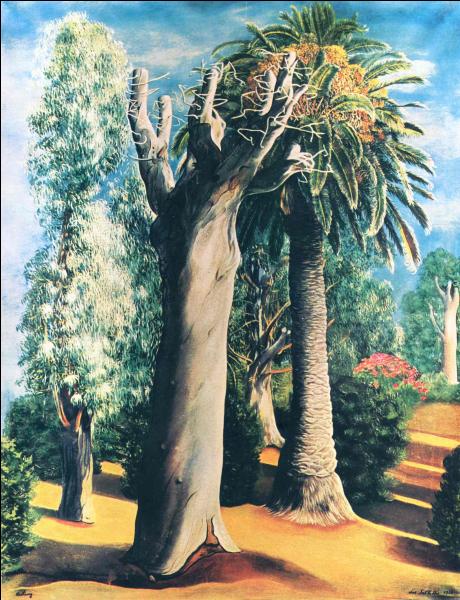 Qui a peint "Eucalyptus et palmier" ?