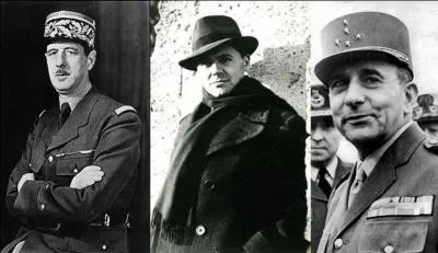 Cette personne a perdu sa nationalité Française ! Et pourtant, pendant cette période, il a permis à la France d'exister aux côtés des Alliés. Ce n'est pas la seule procédure judiciaire qu'il a subie pendant cette période puisqu'il a été condamné à mort par contumace ! 
Qui est ce personnage ?