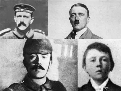 Ce sale type est né en Autriche d'un père douanier. Il deviendra Allemand lorsqu'il est nommé fonctionnaire d'Etat. Il se serait déclaré apatride pour échapper au service militaire autrichien.
Qui est ce monstre ?