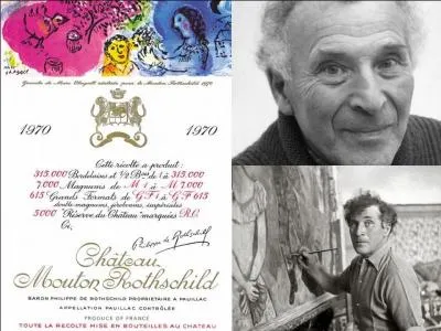 Si vous avez eu la chance de boire un des plus grands vins bordelais (1970), vous aurez eu la chance d'admirer, en plus, une de ses uvres. Cet artiste a quitté sa Russie d'origine pour la France en 1910. Naturalisé Français en 1937, il perd cette nationalité quelques années plus tard.
Qui est cet artiste ?