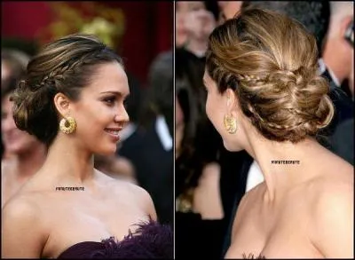 Et oui, encore un chignon ! Dans cette question, nous allons regarder celui de Jessica Alba. Quel est ce chignon ?