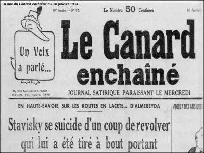 Lequel de ces dessinateurs est lié au "Canard enchaîné" ?