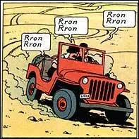 Sur quel continent les Dupondts se sont-ils endormis à bord de cette Jeep ?