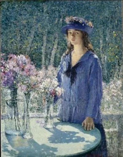 Qui a peint "Fille aux fleurs" ?