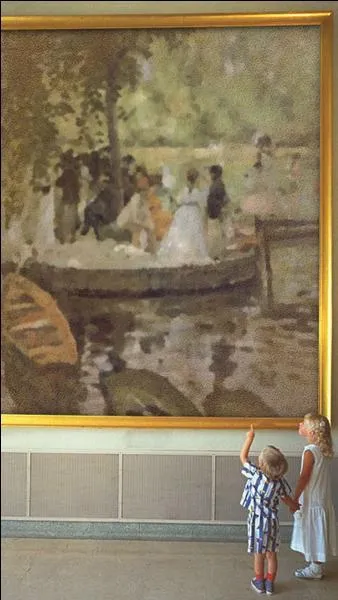 À quel courant de peinture appartient ce tableau (Pierre-Auguste Renoir - La Grenouillère, 1868) ?