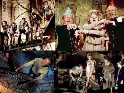 C'est un film catastrophe, de suspense américain. Il a été réalisé par Ronald Neame.
Gene Hackman, Ernest Borgnine, Red Buttons, Carol Lynley font partie de distribution.
Une catastrophe touche un paquebot au cours d'une traversée. Une vague scélérate atteint ce navire. Quelques survivants essayent de s'en sortir et de quitter le bâtiment ! 
Quel est ce film ?