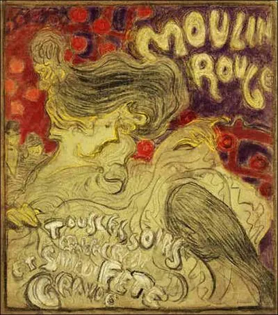 Qui a réalisé l'affiche "Moulin Rouge" ?