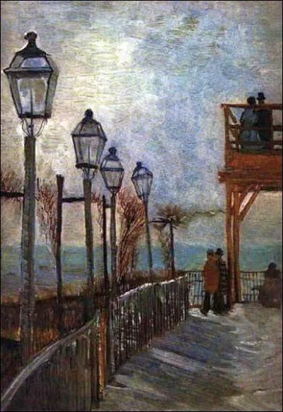 Qui a peint "Montmartre près du Moulin d'en Haut" ?