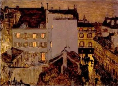 Qui a peint "Montmartre sous la pluie" ?