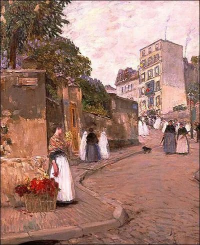 Qui a peint "Rue de Montmartre" ?