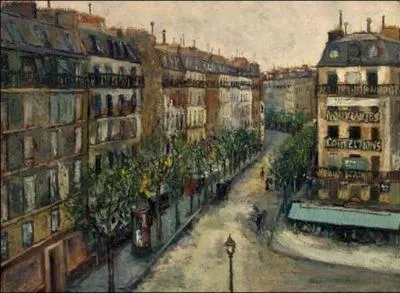Qui a peint "Rue Custine à Montmartre" ?
