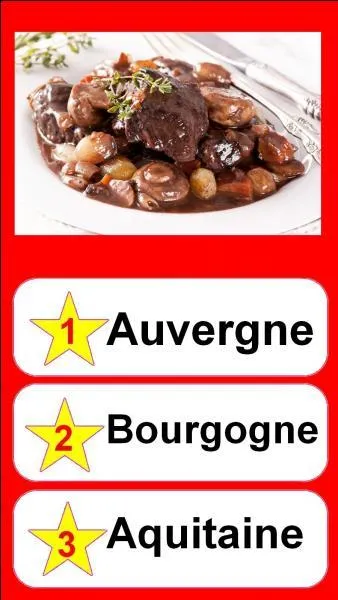 Quelle région correspond à cette spécialité ?