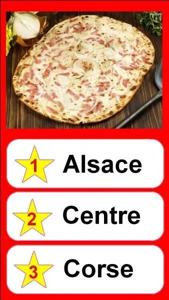 Quelle région correspond à cette spécialité ?