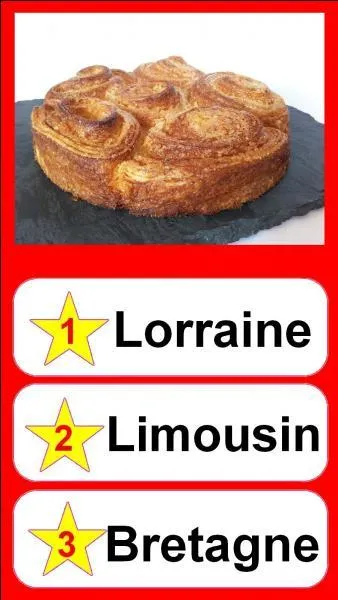 Quelle région correspond à cette spécialité ?