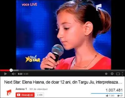Voir une petite fille de 12 ans, de nationalit&eacute; &eacute;trang&egrave;re, chanter une chanson fran&ccedil;aise, en l'occurrence "Je suis malade" , ce n'est d&eacute;j&agrave; pas si courant, mais la voir chanter avec une telle &eacute;nergie et un tel talent, encore moins, je vous laisse deviner sa nationalit&eacute; !