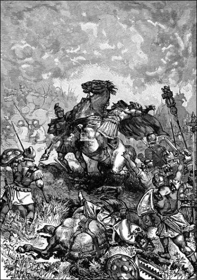 L'empereur Julien fut grièvement blessé et décéda d'une infection lors d'une bataille. L'armée de quel peuple affronta-t-il ?