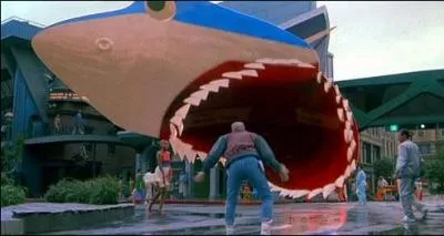 Dans "Retour vers le futur II", quel volet du film "Les dents de la mer" est à l'affiche ?
